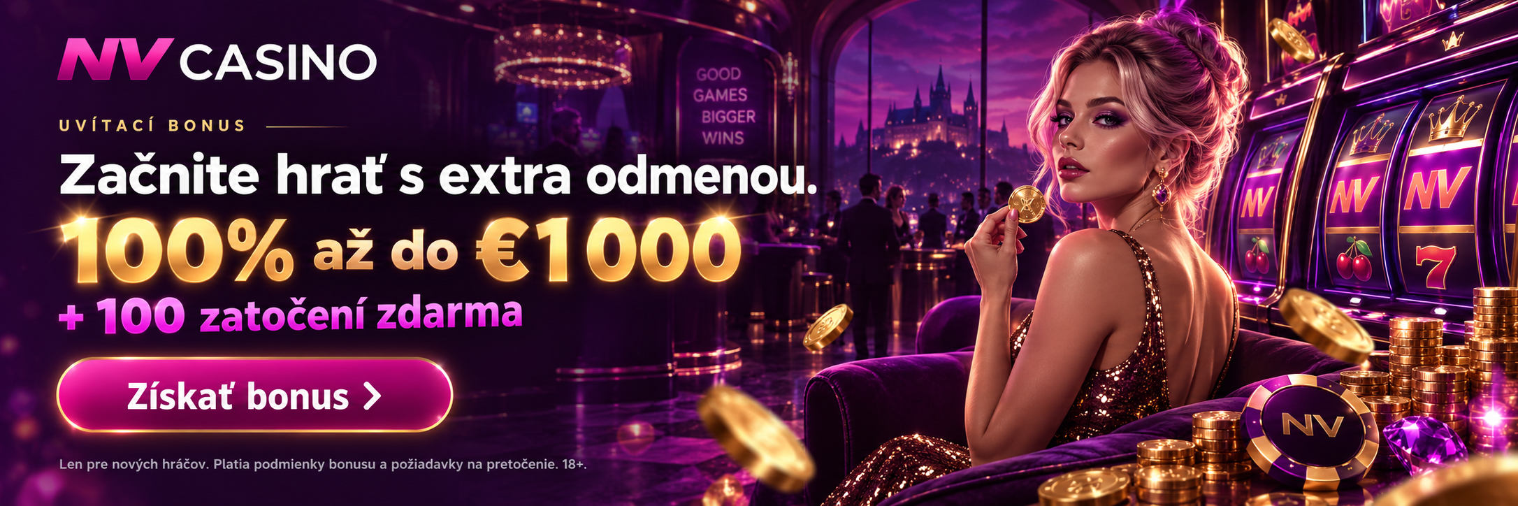 NV Casino bonusy a promo akcie